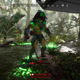 The Predator bleeds neon green blood, like in the films. This can help players track it.